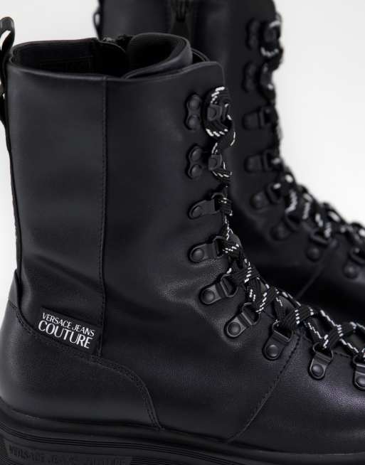 Versace Jeans Couture - Laarzen met gesp in zwart, 3 van 4