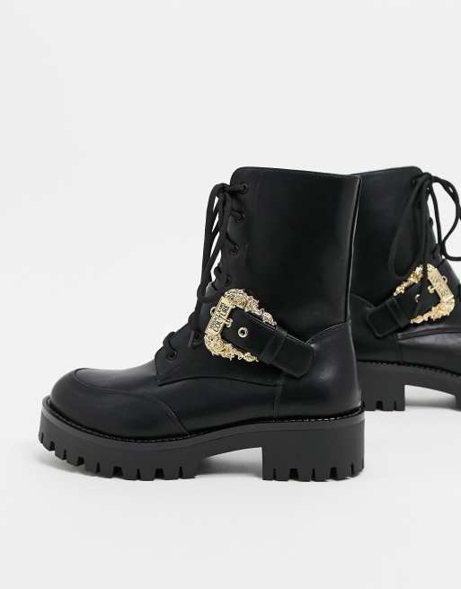 versace chunky boots