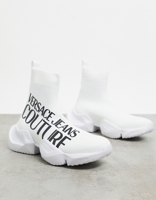 Versace Jeans Couture logo chunky sock trainers