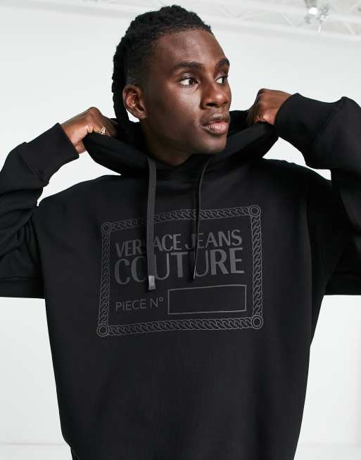 Versace hoodie black sale