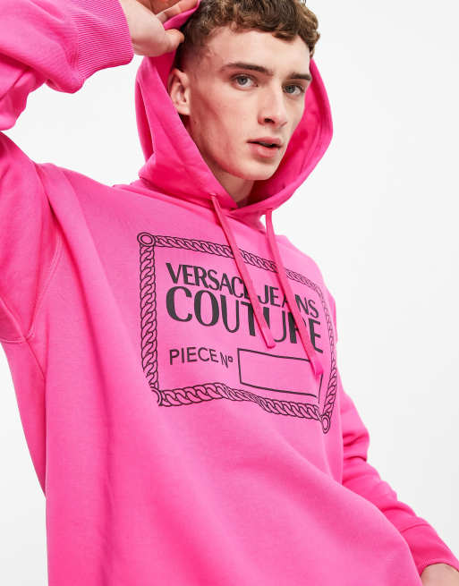 Pink on sale versace hoodie