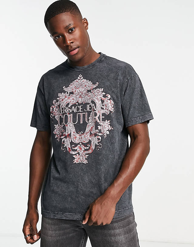 Versace Jeans Couture - logo t-shirt in black