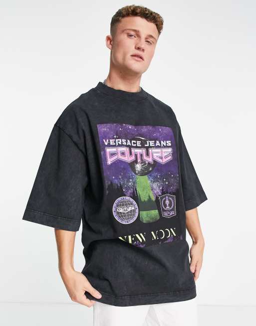 Versace Jeans Couture T-shirt in printed stretch fabric