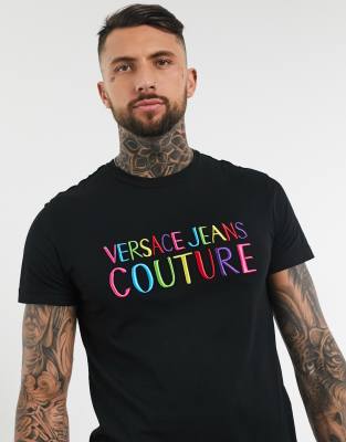 versace jeans logo t shirt