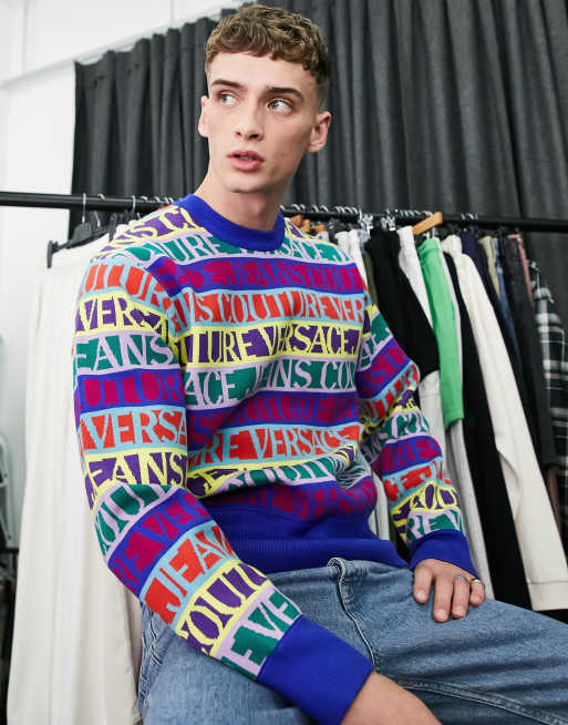 Versace knitted jumper sale