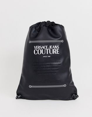 Versace Jeans - Couture - Rugzak met trekkoord in zwart