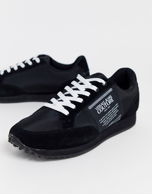 Versace Jeans Couture runner trainers in black