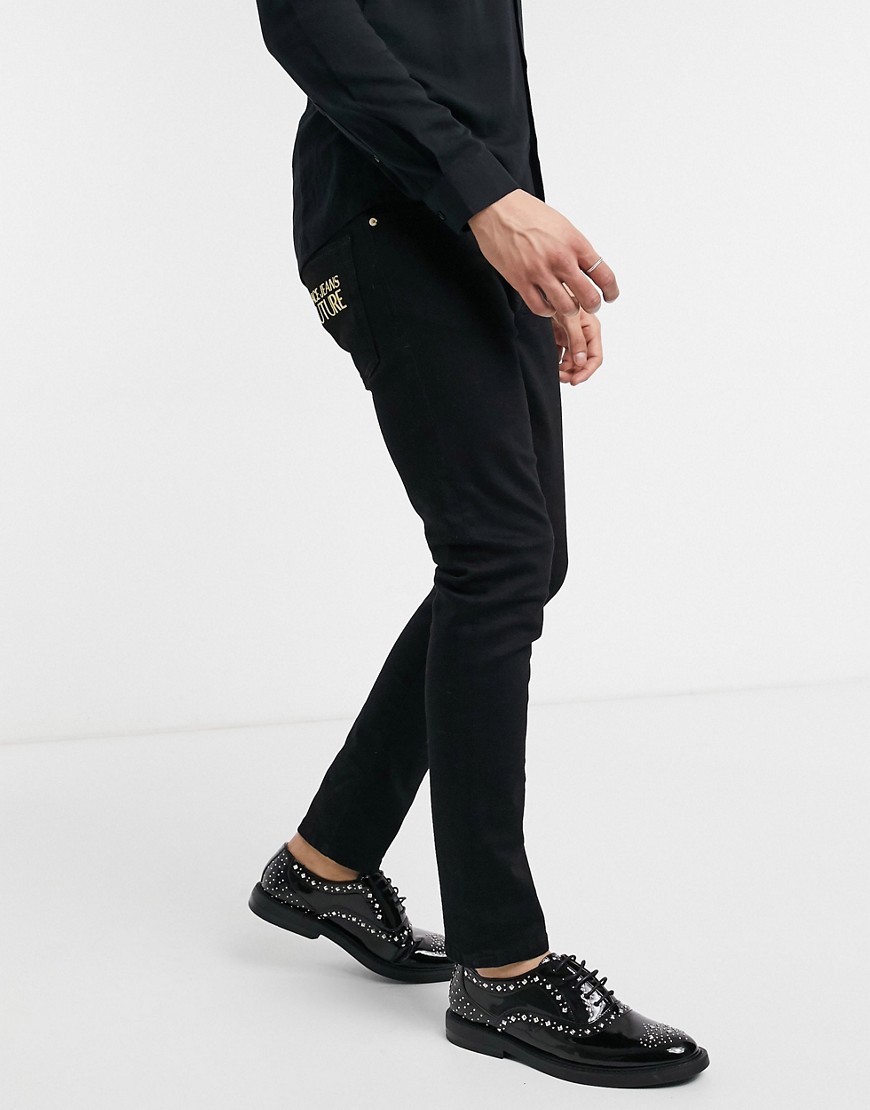 Versace Jeans Couture - Skinny-fit jeans in zwart