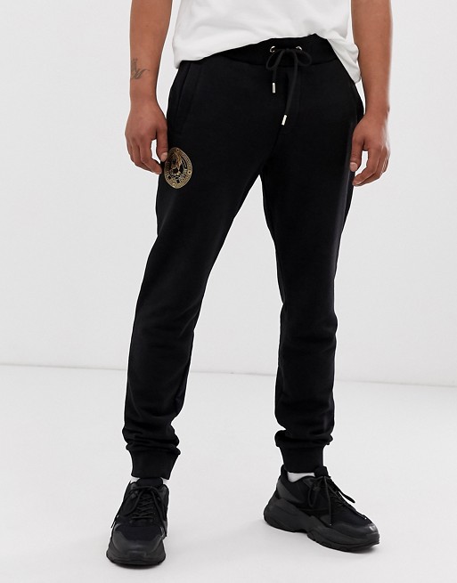 Versace Jeans Couture skinny joggers with side logo