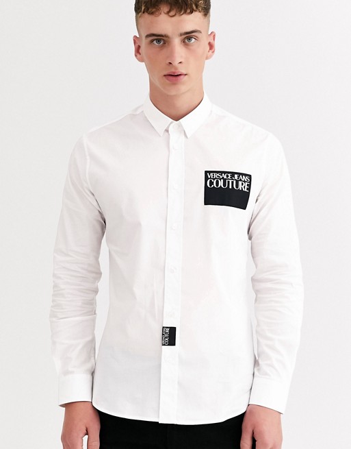 Versace Jeans Couture slim fit shirt in white