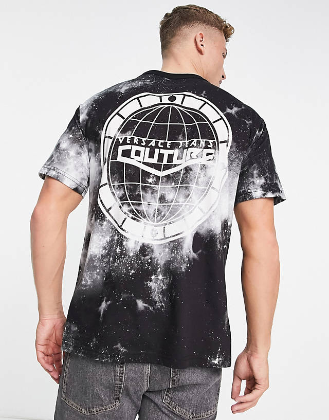 Versace Jeans Couture - space print t-shirt in black