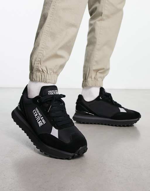 Versace Jeans Couture Spyke running sneakers in black