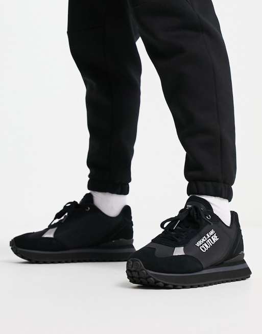 Versace jeans black on sale sneakers