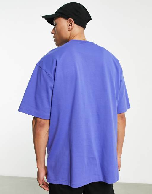 Versace Jeans Couture block oversize sweatshirt in blue