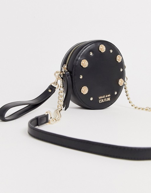 Versace Jeans Couture studded cross body bag