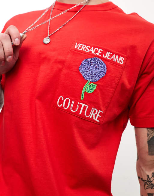 Maglia on sale versace rossa