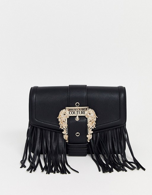 Versace Jeans Couture tassel fold over bag