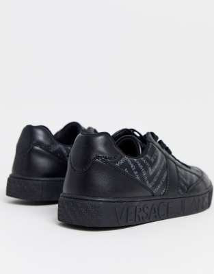 versace jeans couture trainers black