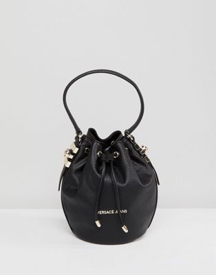 Versace Jeans Mini Bucket Bag with Gold 