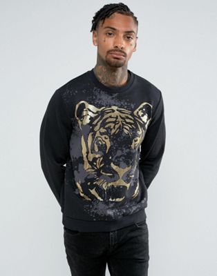 versace jeans tiger sweatshirt