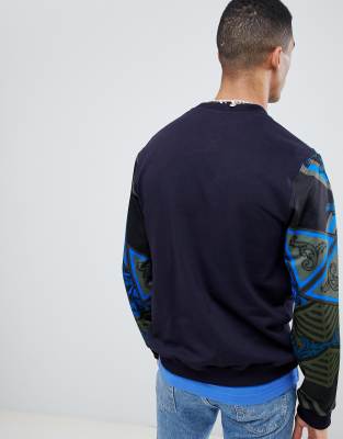 versace blue sweatshirt