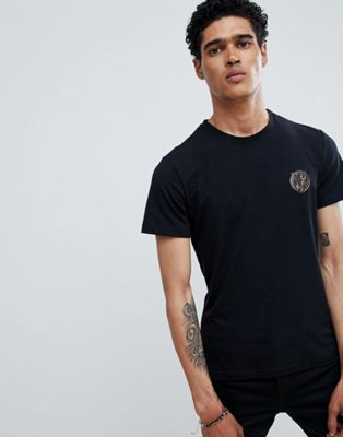 Versace Jeans t-shirt in black with 