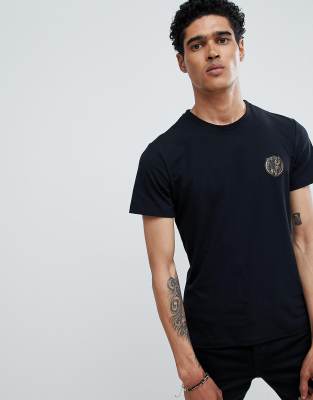 Versace Jeans t-shirt in black with 