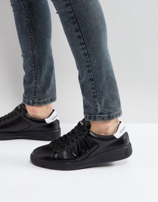 versace jeans trainers black
