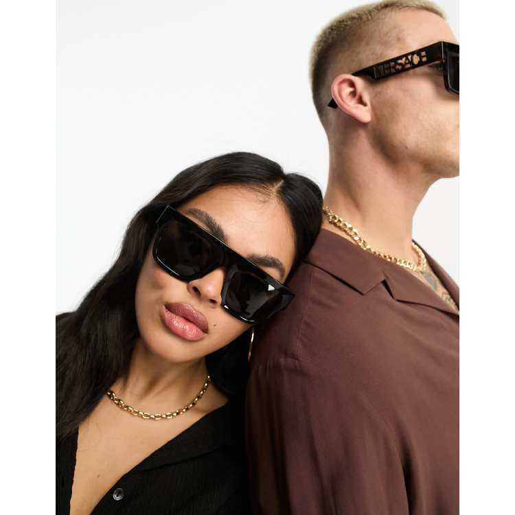 Versace flat shop top sunglasses