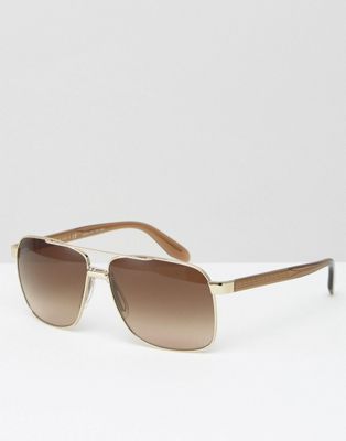 Versace square aviator sunglasses | ASOS