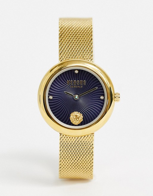 Versus Versace Lea bracelet watch in gold
