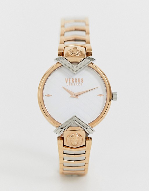 Versus Versace Mabillon VSPLH0719 bracelet watch in rose gold