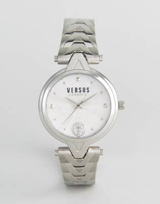 versus versace silver watch