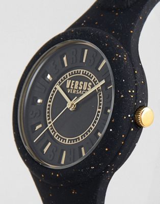 versus versace rubber watch