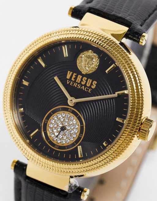 Versus Versace - Star Ferry - Orologio nero e color oro