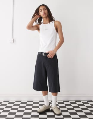Vertere Berlin 2 Pack Script Logo Ribbed Fitted Tank Top
