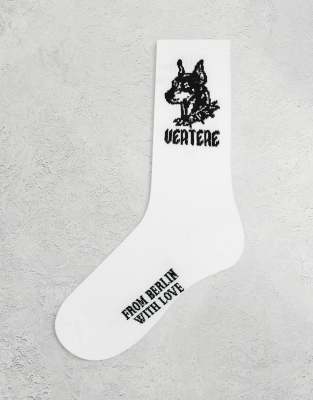 Vertere Berlin Vertere Berlin bark socks in white