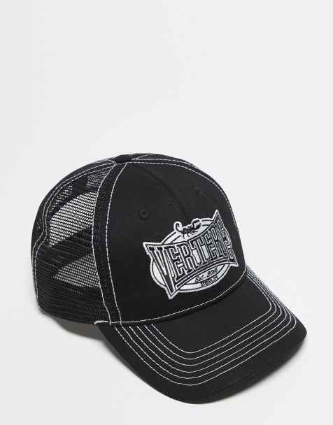 Vertere Berlin - Casquette de camionneur à logo écusson - Noir - view 1