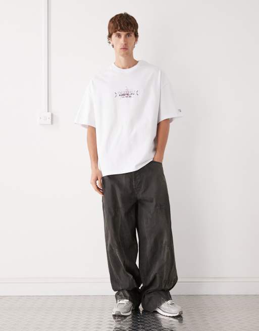 Vertere Berlin - Higher States - Hvid oversized T-shirt med print på ryggen, 2 af 5