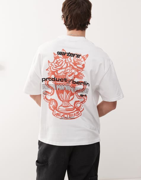 Vertere Berlin product of Berlin back print oversized t-shirt in white - view 1