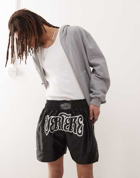 Vertere Berlin - Sorte boksershorts med broderet tekstlogo - view 1