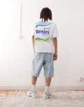 [Vertere Berlin] Vertere Berlin strictly dancing back print oversized t-shirt in white M WHITE