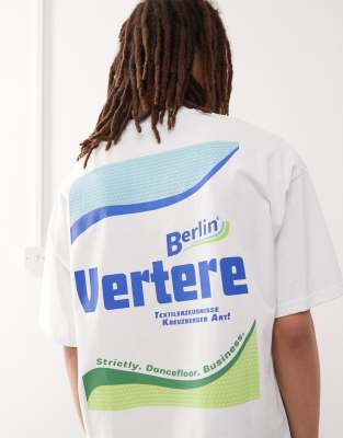 VERTERE BERLIN STRICTLY DANCING BACK PRINT OVERSIZED T-SHIRT 