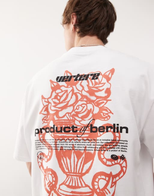 Vertere Berlin - T-shirt oversize avec imprimé Product of Berlin au dos - Blanc, 2 de 4