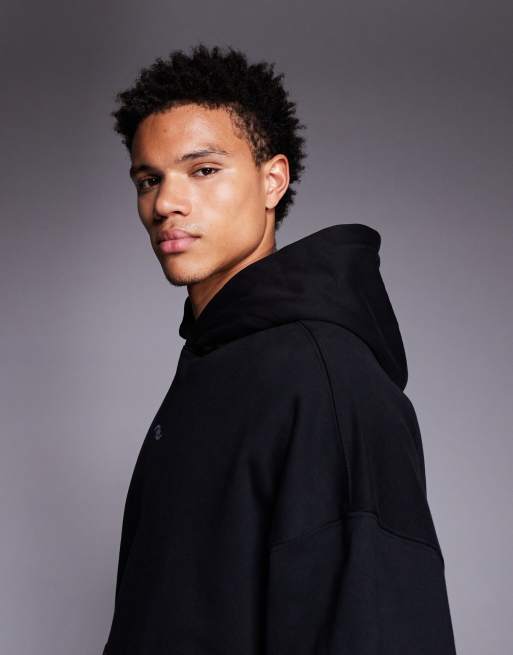 Vertere Berlin transcendence oversized pullover hoodie in black
