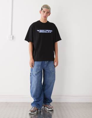 Vertere Berlin Triplet Oversized T-shirt In Black