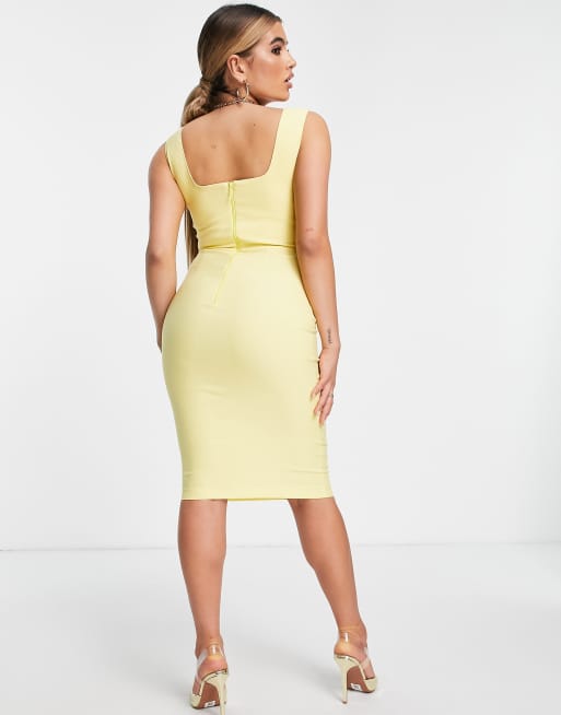 Lemon Midi Dress