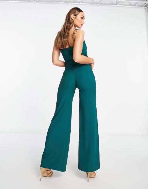 asos red jumpsuit- valentines day outfit ideas- zara metallic