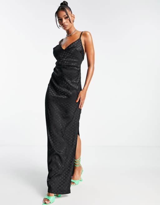 Cami strap 2025 maxi dress