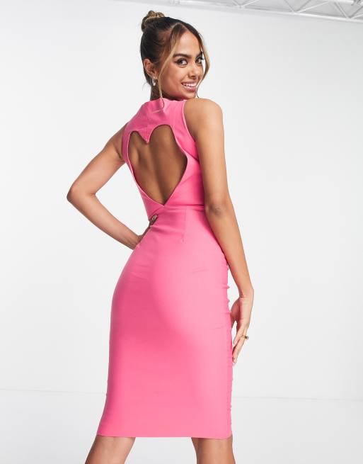 Bubblegum pink bodycon store dress